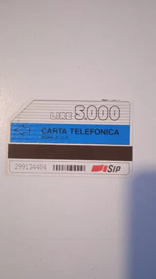 Carta Telefonica SIP Tariffe Nazionali