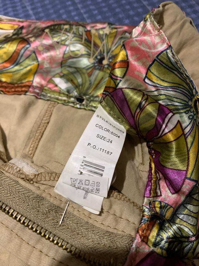 Pantalón Desigual Beige Talla M