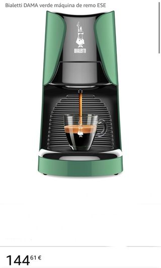 Cafetera Bialetti DAMA verde máquina de remo ESE