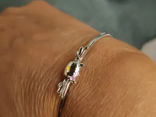 Pulsera Hello Kitty Plata 925 y Multicolor