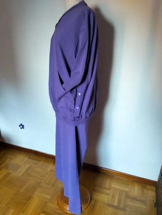 Conjunto pantalón oversize malva