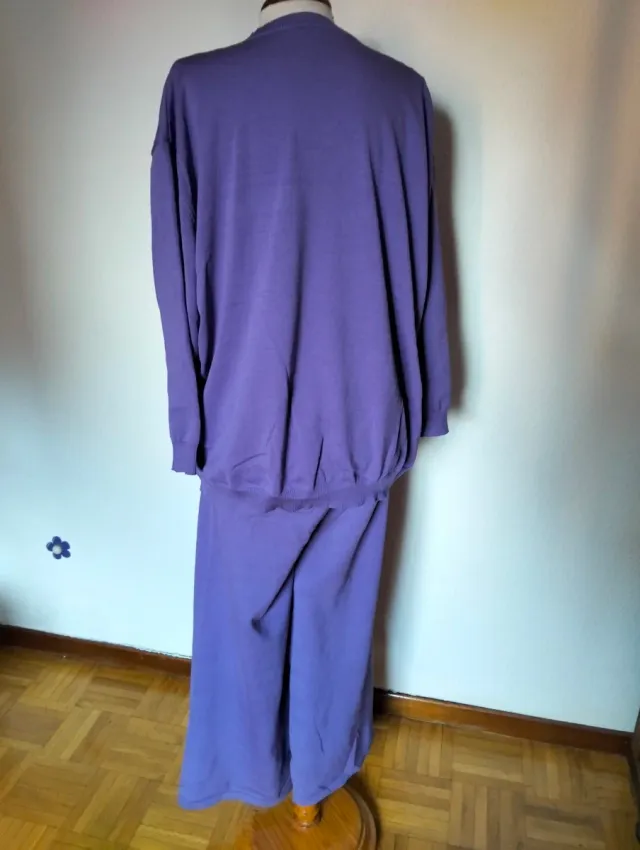 Conjunto pantalón oversize malva