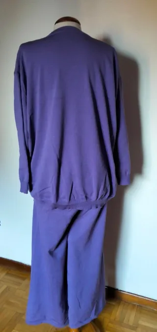 Conjunto pantalón oversize malva