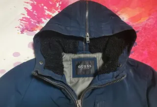 Guess Giubbotto Uomo Blu/Grigio