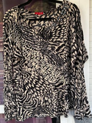 Blusa Derhy Talla S Estampado Abstracto