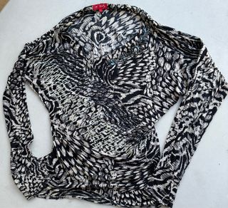 Blusa Derhy Talla S Estampado Abstracto