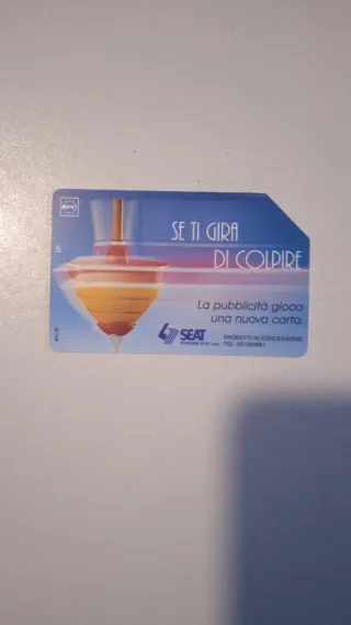 Carta Telefonica SEAT - Pubblicità