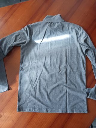 Maglietta grigia dolcevita Cycleband anni 8/9