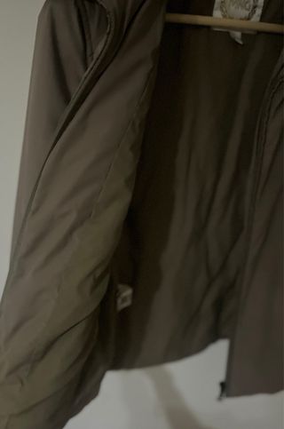 Chaqueta acolchada con pelo