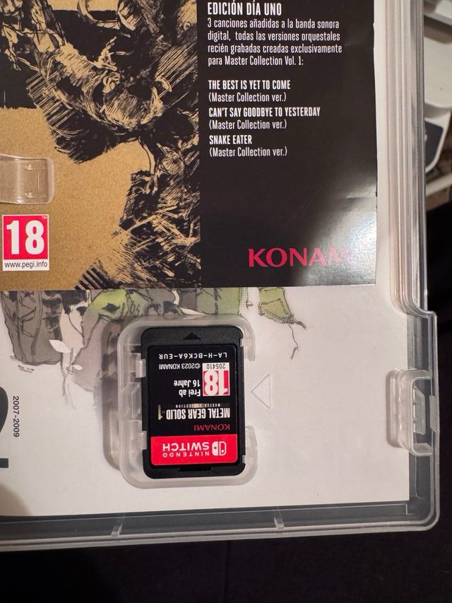 Metal Gear Solid Master Collection Vol. 1 Switch