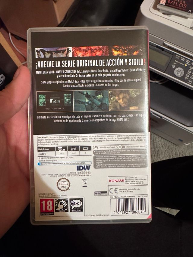 Metal Gear Solid Master Collection Vol. 1 Switch