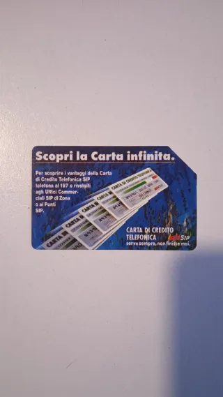 Carta Telefonica SIP Credito Telefonica