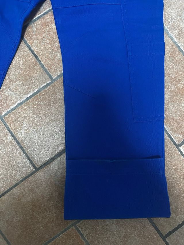 Versace Blue Cargo Trousers