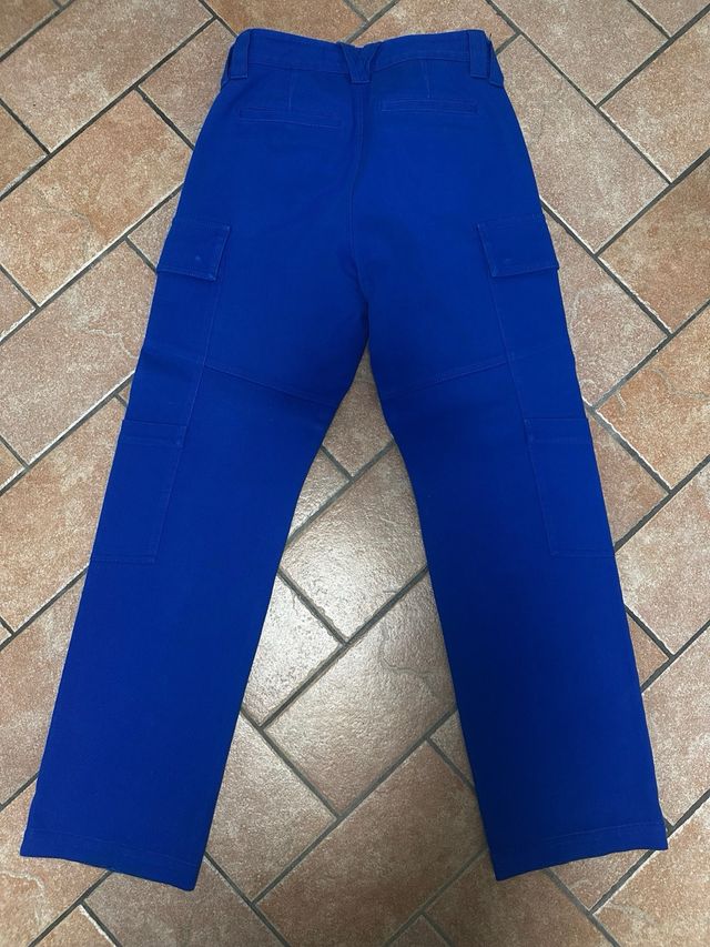 Versace Blue Cargo Trousers