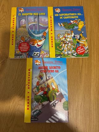 Varios título como se ven en las fotografías