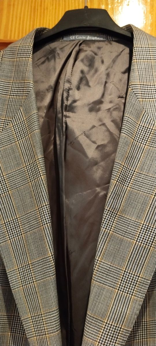 Americana El Corte Inglés Beige/Gris