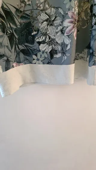 Vestido RTA estampado floral gris Marengo