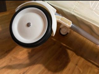 Cuna de viaje con estampado de estrellas