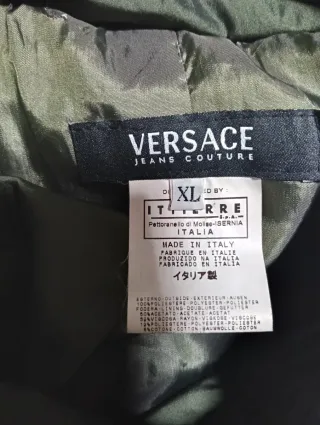 Giubbotto Versace Verde Oliva