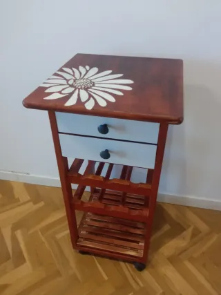 URGE‼️Mueble auxiliar cocina botellas/frutero