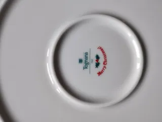 Piatto Natale Tognana cm 32 Porcellana Nuovo