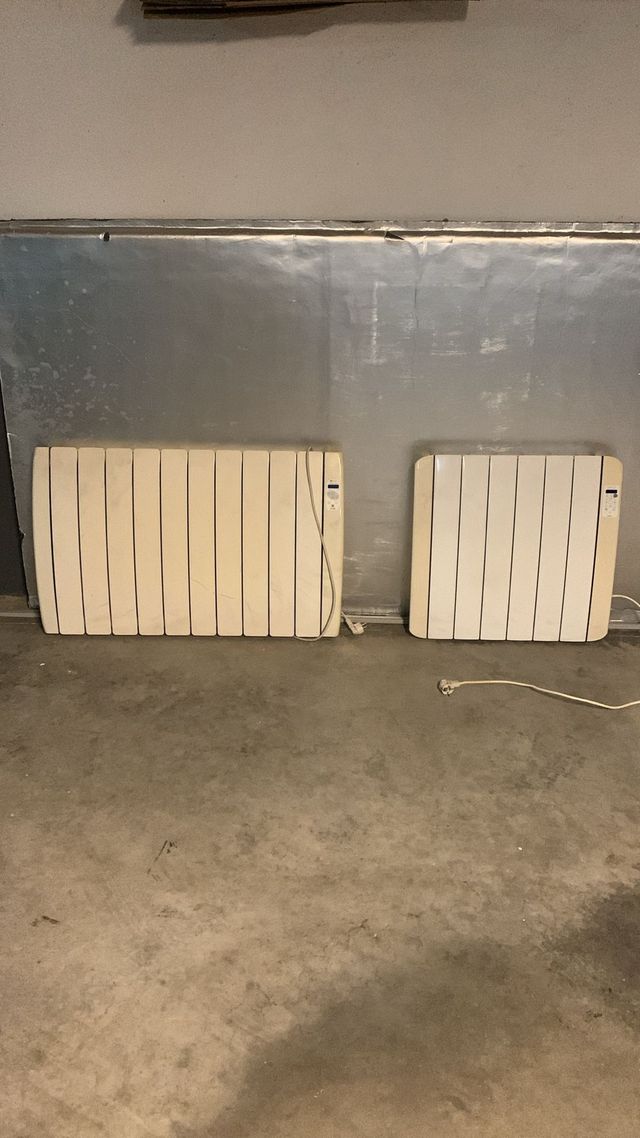 2 Radiadores Eléctricos Blancos