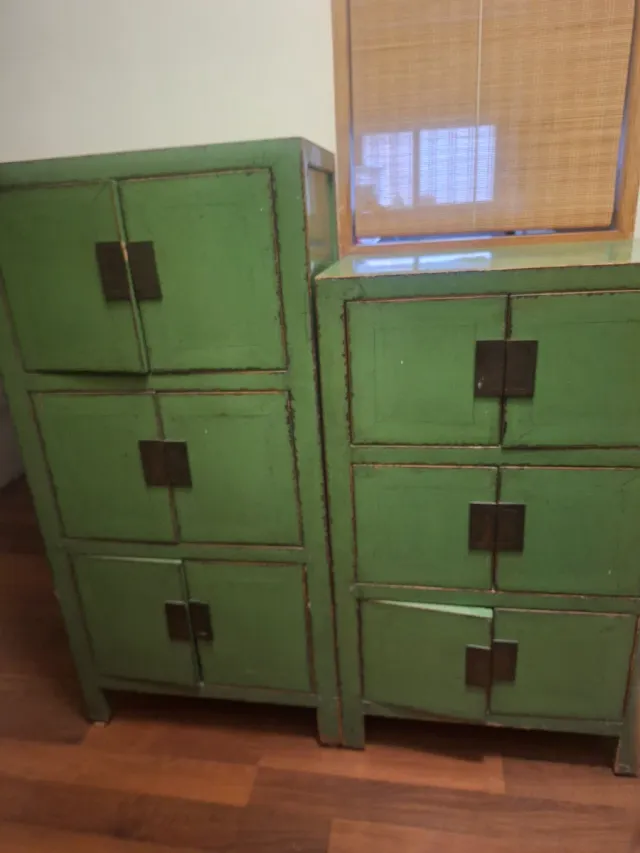 Aparador Oriental Vintage Verde