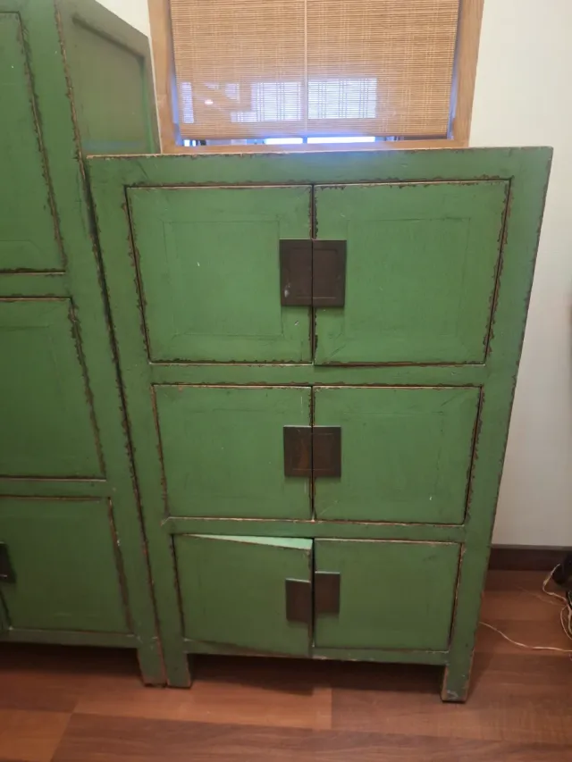 Aparador Oriental Vintage Verde