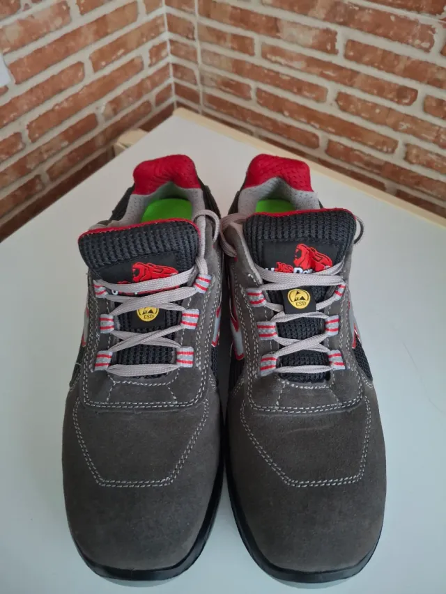 Zapatillas U-Power Talla 41Gris/Rojo