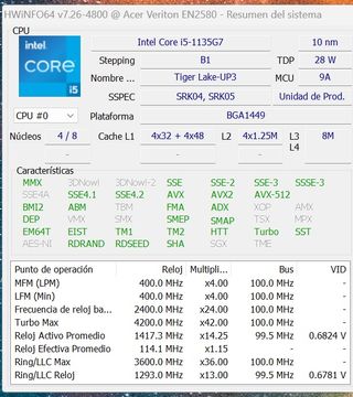 Mini Pc i5-11357G 16Gb 512 Wifi Bt W11Pro