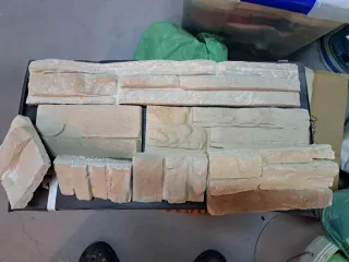 Revestimiento pared efecto piedra