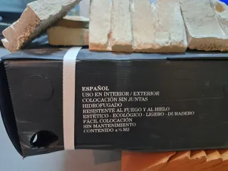 Revestimiento pared efecto piedra