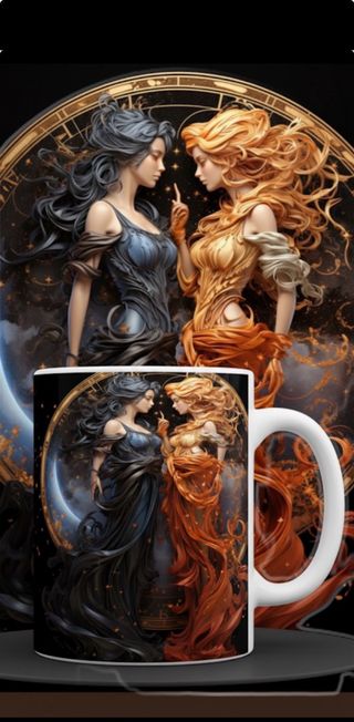 Taza personalizada diseño zodiacal