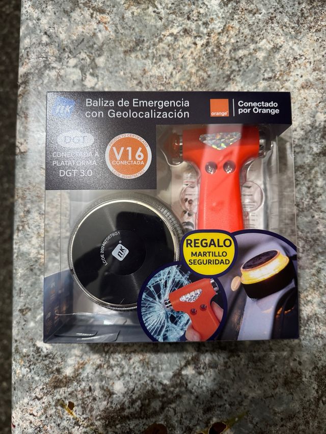 Baliza Emergencia V16 DGT Conectada Orange