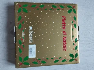 Piatto Natale Tognana cm 19 Nuovo