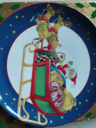 Piatto Natale Tognana cm 19 Nuovo