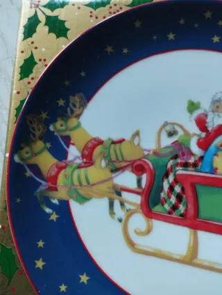 Piatto Natale Tognana cm 19 Nuovo