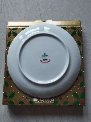 Piatto Natale Tognana cm 19 Nuovo