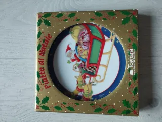 Piatto Natale Tognana cm 19 Nuovo