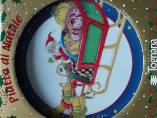 Piatto Natale Tognana cm 19 Nuovo