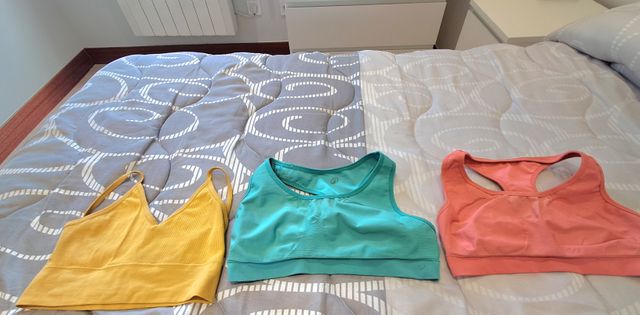 3 Tops Deportivos Talla Única