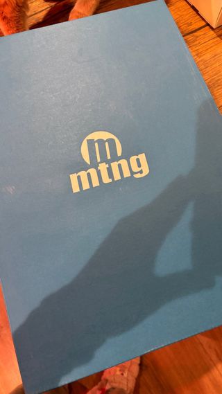 Botas camperas tacón cuero marrón a estrenar