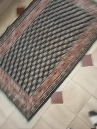 Tappeto persiano in lana e seta fatto a mano 125 x 75