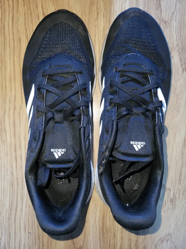 Zapatillas Adidas Talla 39 Negras y Blancas