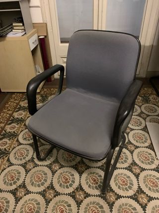 5 Sillas de Oficina Tapizadas