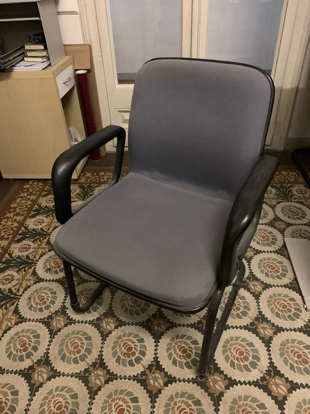 5 Sillas de Oficina Tapizadas