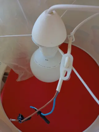 Lámpara infantil tren multicolor