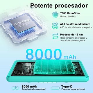 Tablet Android 15 11 HD 256GB Verde