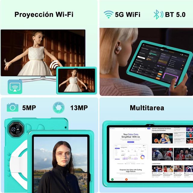 Tablet Android 15 11 HD 256GB Verde
