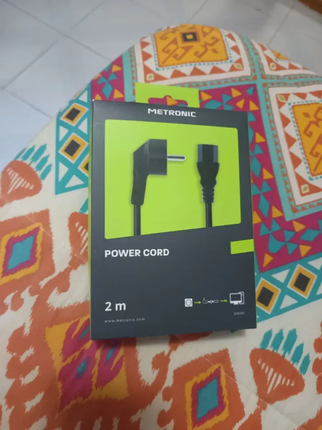 Cable de alimentación Metronic 2m